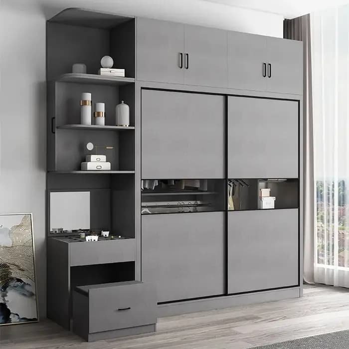 Armoire de rangement minimaliste nordique sur pied pour adultes