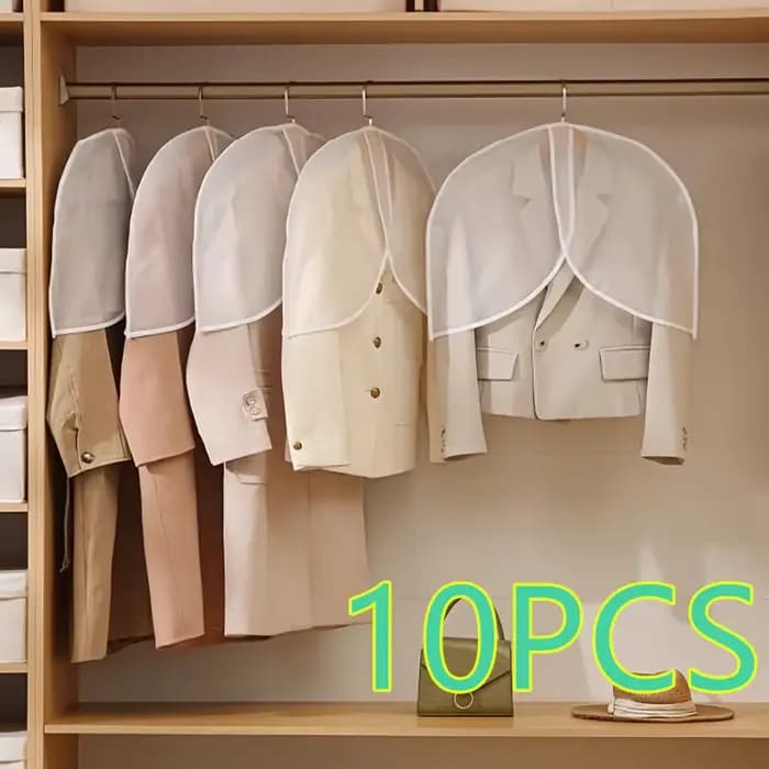 Housse de protection transparente imperméable pour vêtements