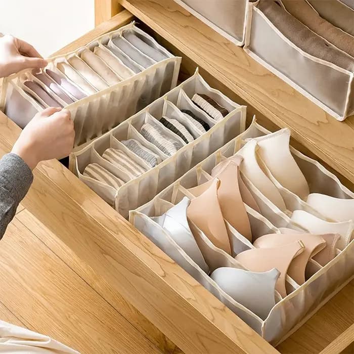 Boîte de rangement de lingerie à 11/7/6 compartiments