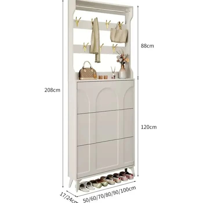 Meuble de rangement de luxe pour chaussures