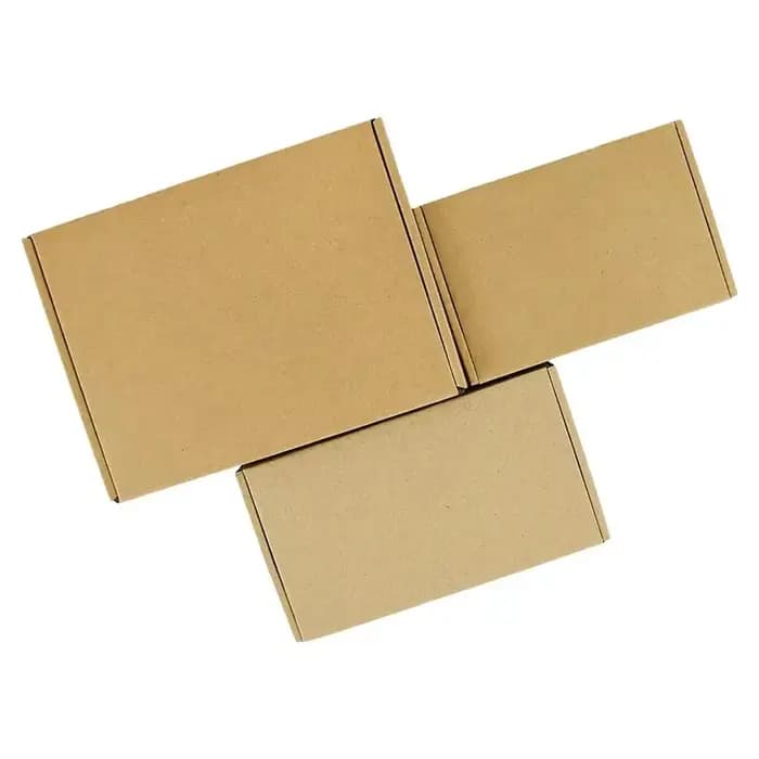 Boîte-cadeau en papier Kraft brun multi-tailles