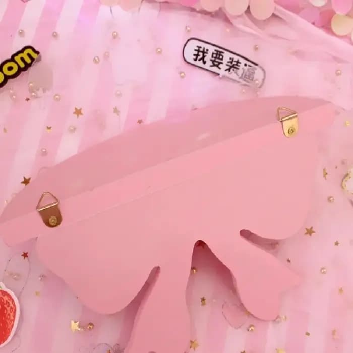 Étagère Murale en Bois avec Nministériels d Mignon Kawaii