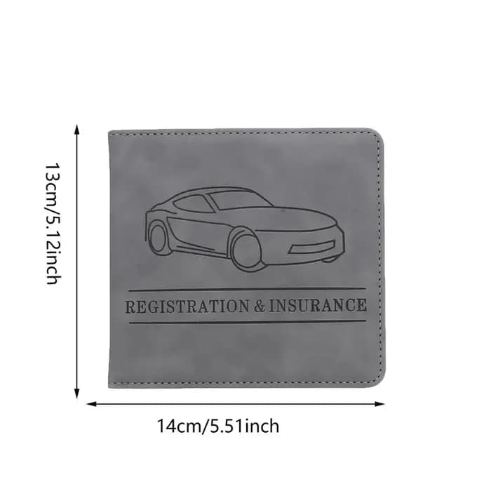 Porte-carte d'immatriculation de conduire et d'assurance