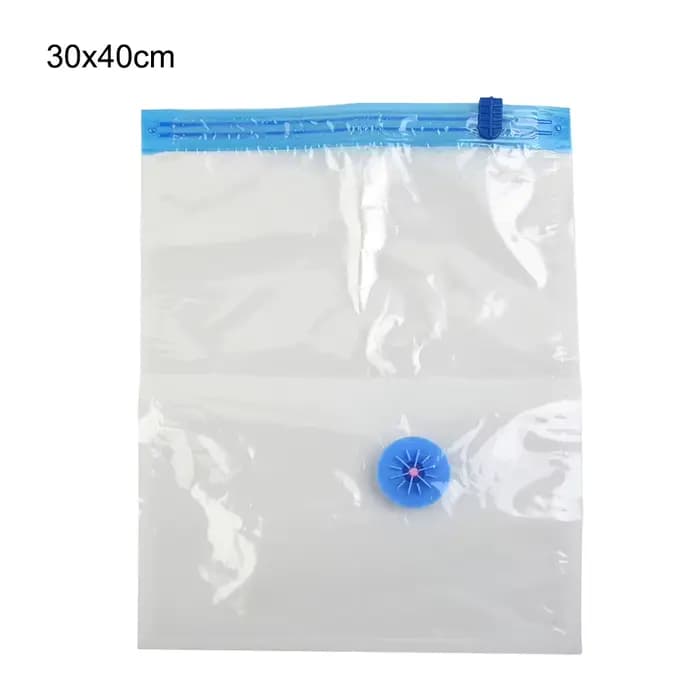 Sacs de rangement sous vide avec Valve, transparents, pliables, compressés, gain de place, sceau de
