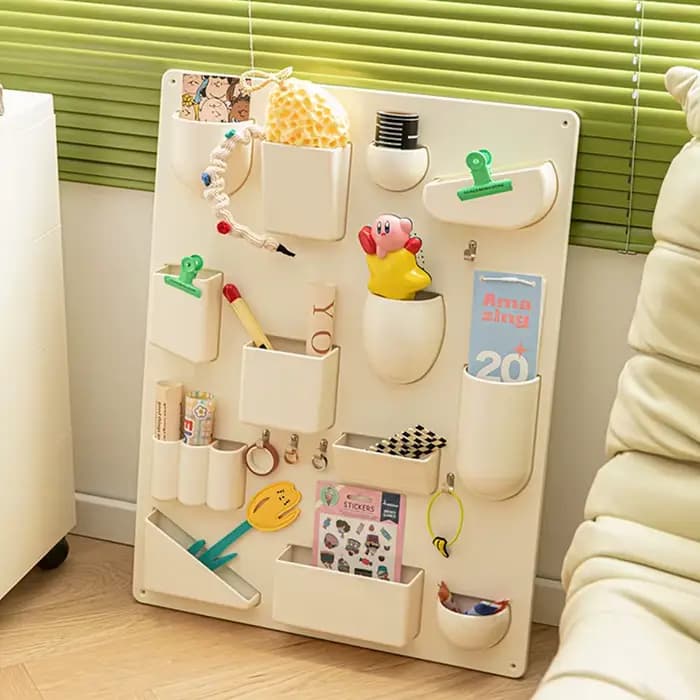 Support Mural de Rangement Nordique T1 pour Salle de Bain