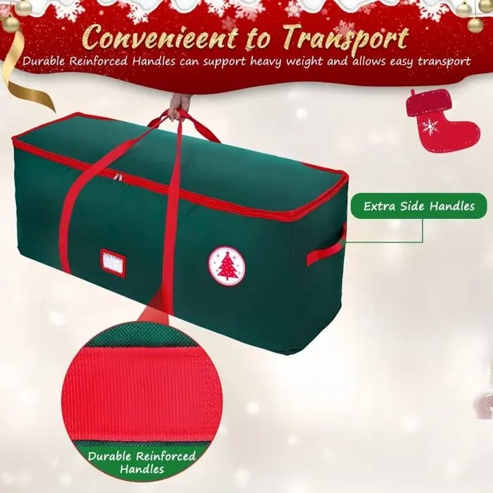 Sac de rangement pour arbre de Noël – Récipient lourd – Utilisé pour arbres artificiels