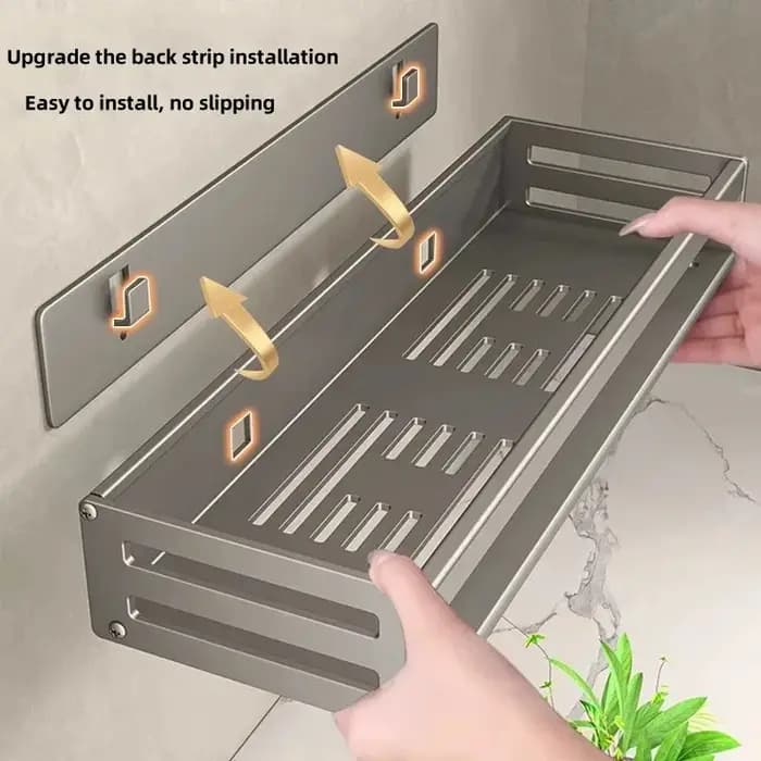 Étagère murale en aluminium multifonctionnelle