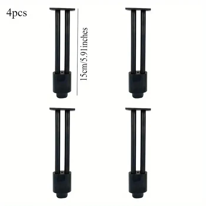 4 pièces Pieds de meuble en métal pour armoire
