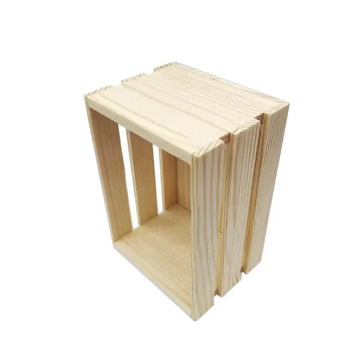 Boîte de rangement en bois