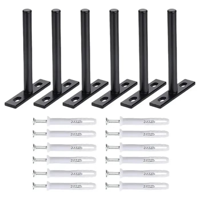 652F 4/6/8 pièces supports d'étagère en stratifié Support d'étagère pour les décors maison modernes