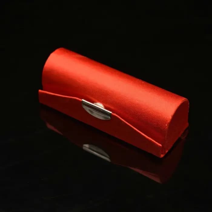 Mini boîte miroir finition satinée, étui à rouge à lèvres, boîte à bijoux portable, organisateur de