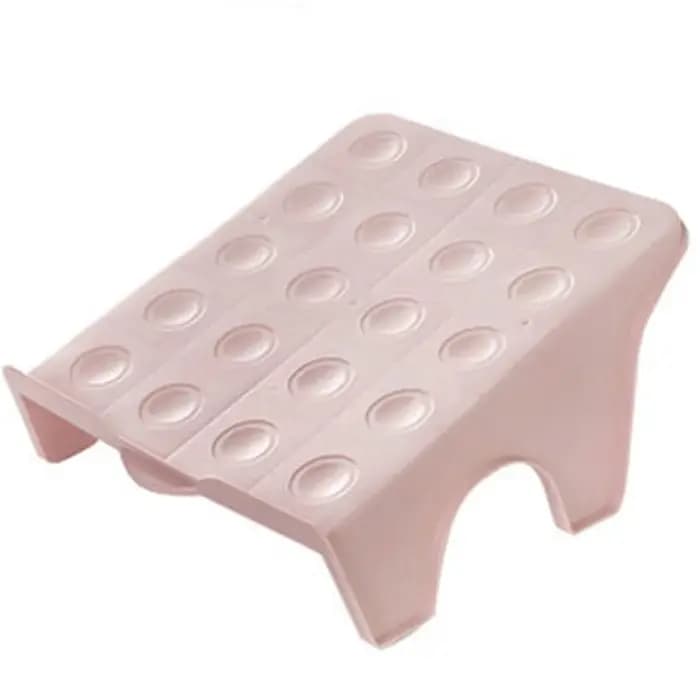 Étagère à chaussures empilable à 2 niveaux en plastique