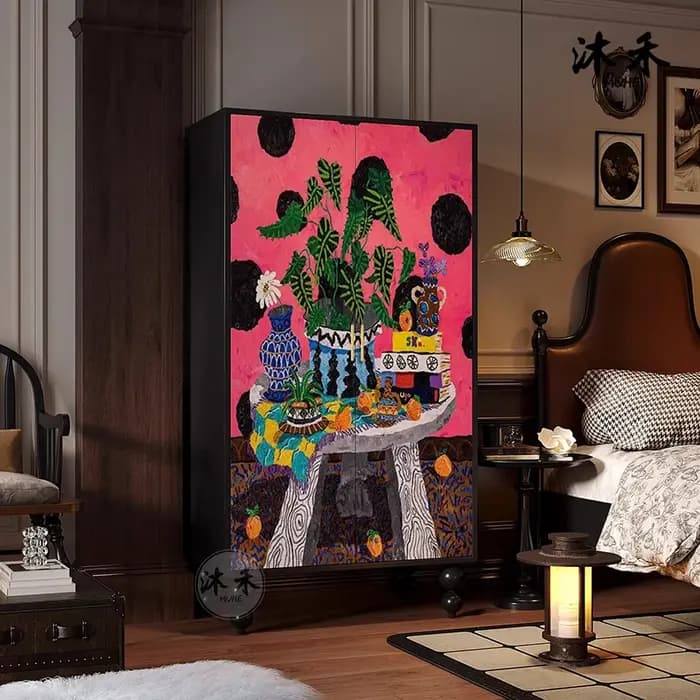 Affichage de garde-robe en bois massif, organisateurs pour enfants, armoire d'extérieur, placard de Patio Portable, meubles de chambre à coucher