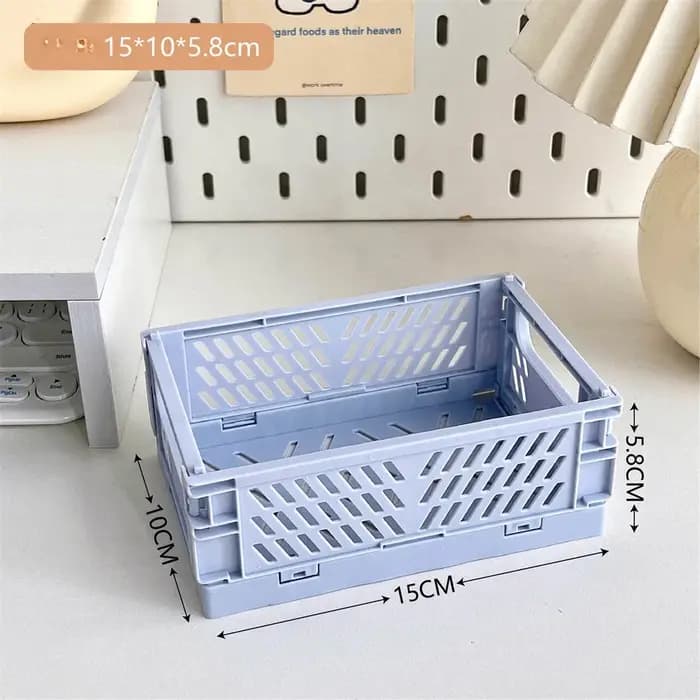 Mini paniers de bureau pliables