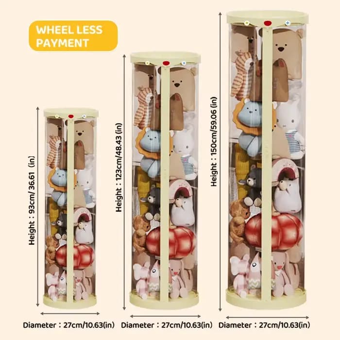 Boîte de rangement de poupées