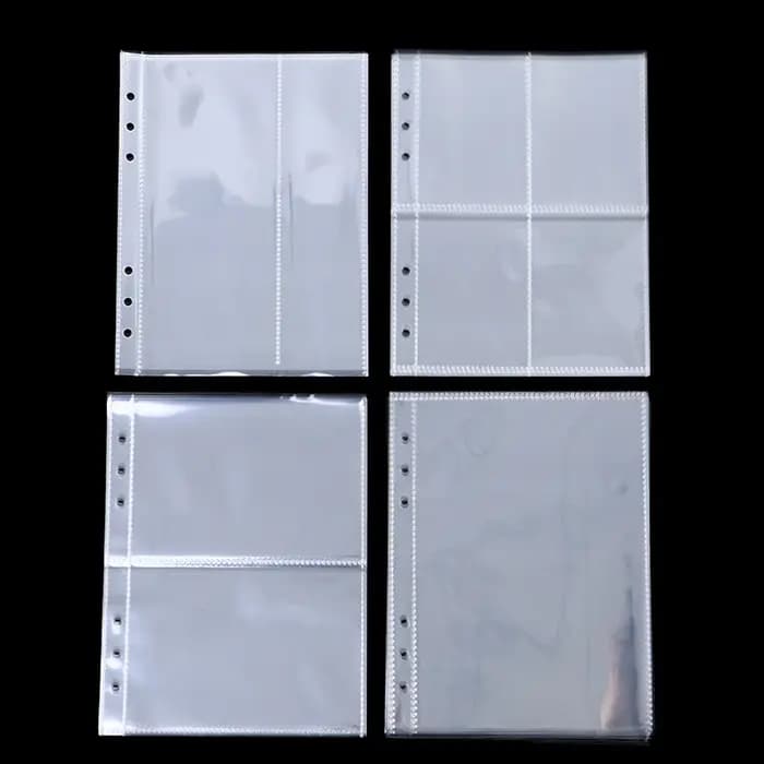 10 pièces A5 Album Photo classeur manches 1P 2P 4P