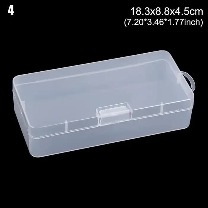 Mini Boîte d'Emballage Rectangulaire Translucide