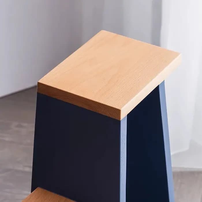 Rangement d'entrée en bois massif, tabouret de port de chaussures