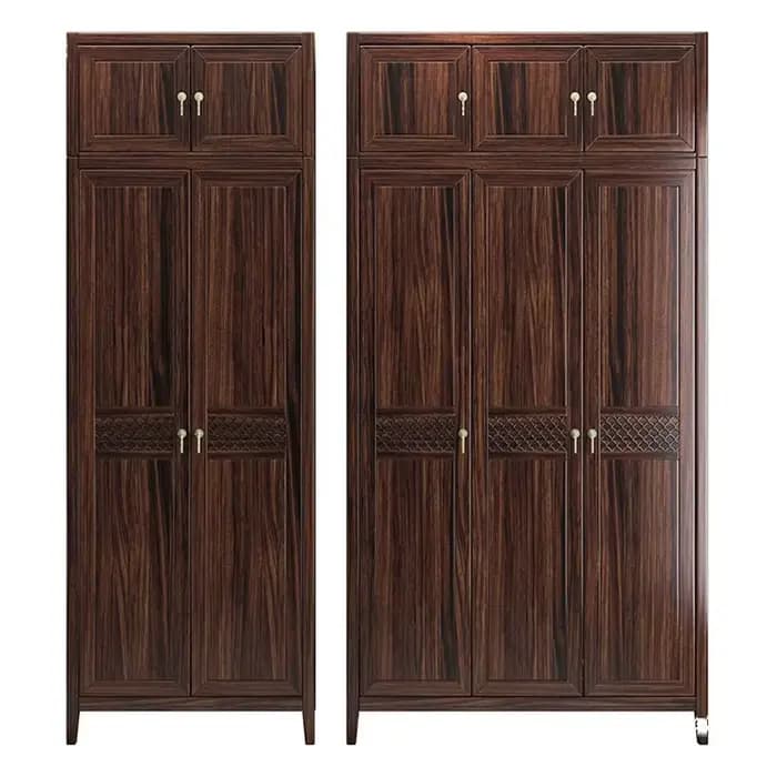 Armoire de rangement d'angle en bois de luxe, fine et compacte, pour la maison