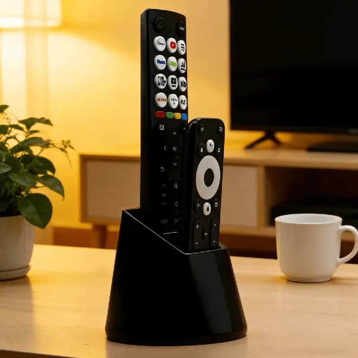 Support de rangement pour télécommande à double trou