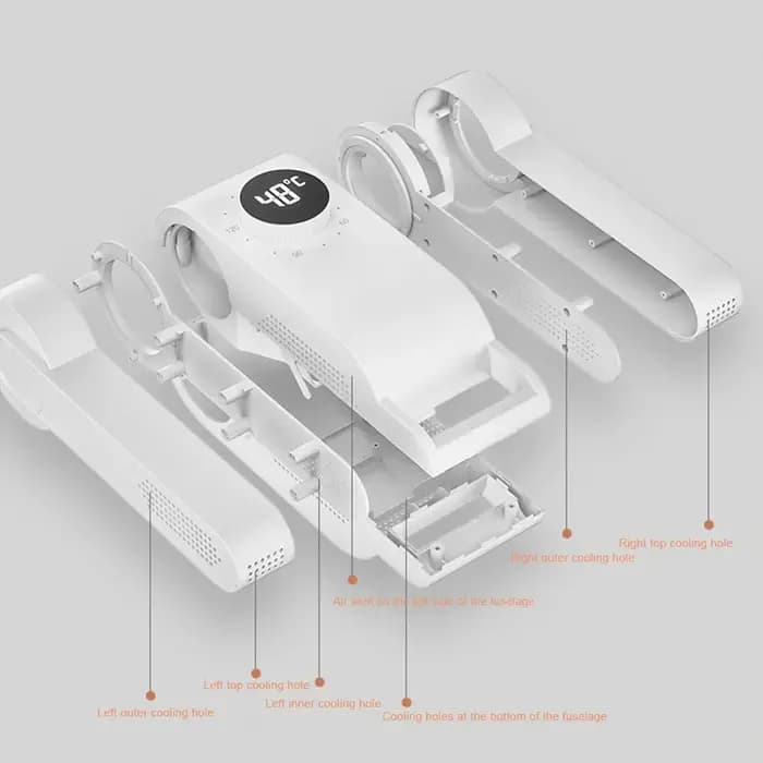 Sèche-chaussures pliant intelligent à température constante, désodorisant, séchoir rapide, appareil de déshydrater les bottes, nouveau