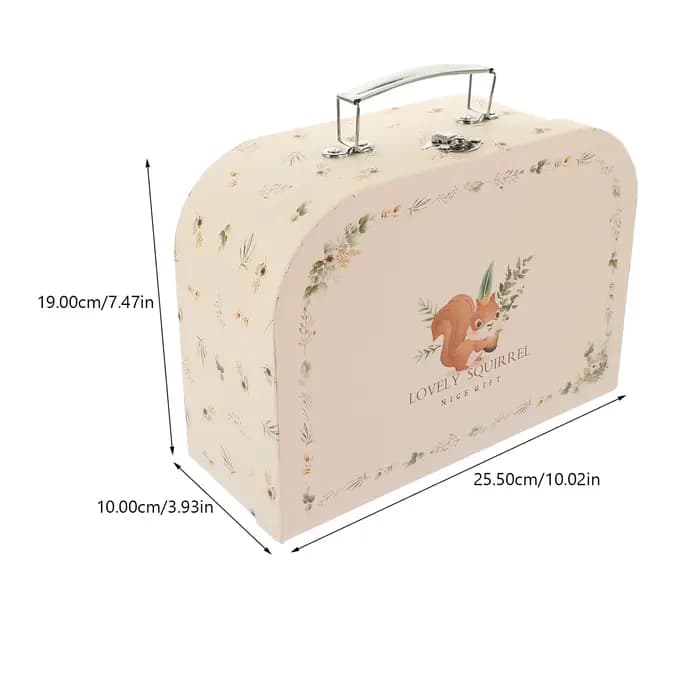 Boîtes de rangement de valises en papier portables