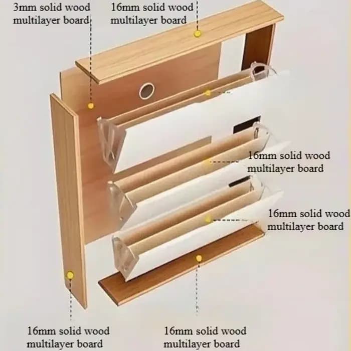 Petit meuble à chaussures pour couloir