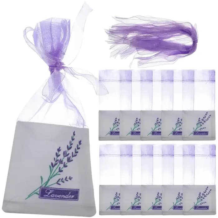 100 pièces Sachets vides sac fleur impression parfum lavande Sachet sac sac à main lavande parfum sa