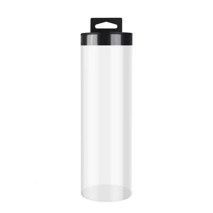 Nouveau Boîte de rangement de Pickleball transparente avec couvercle, porte-balle cylindrique, baril