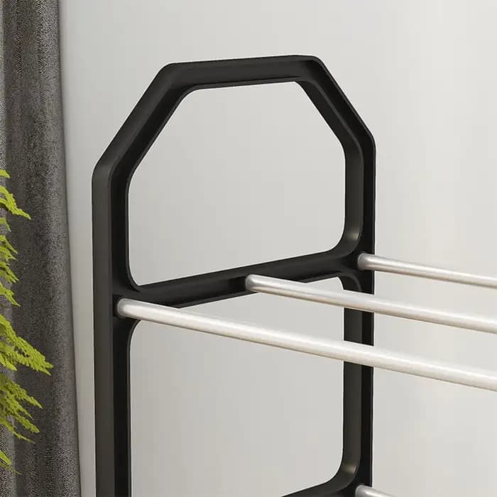 Étagère à chaussures simple et peu encombrante