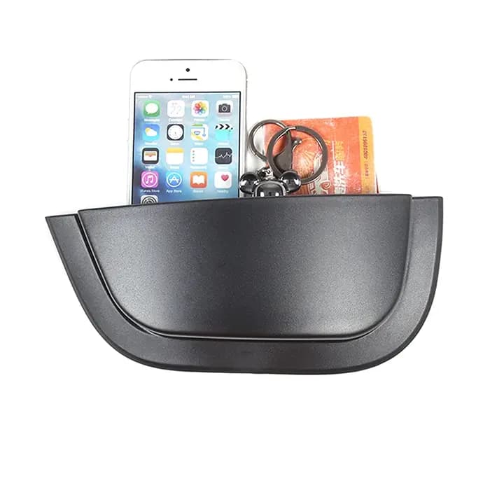 Pour Fiat 500 2011-2017 ABS noir console centrale de voiture boîte de rangement latérale