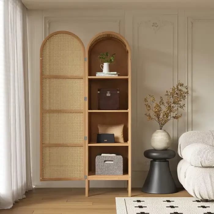 Armoires de chambre à coucher en bois vêtements femmes modernes