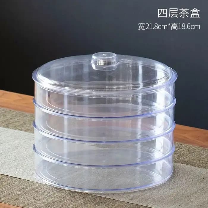 Boîte de rangement de thé Pu'er transparente
