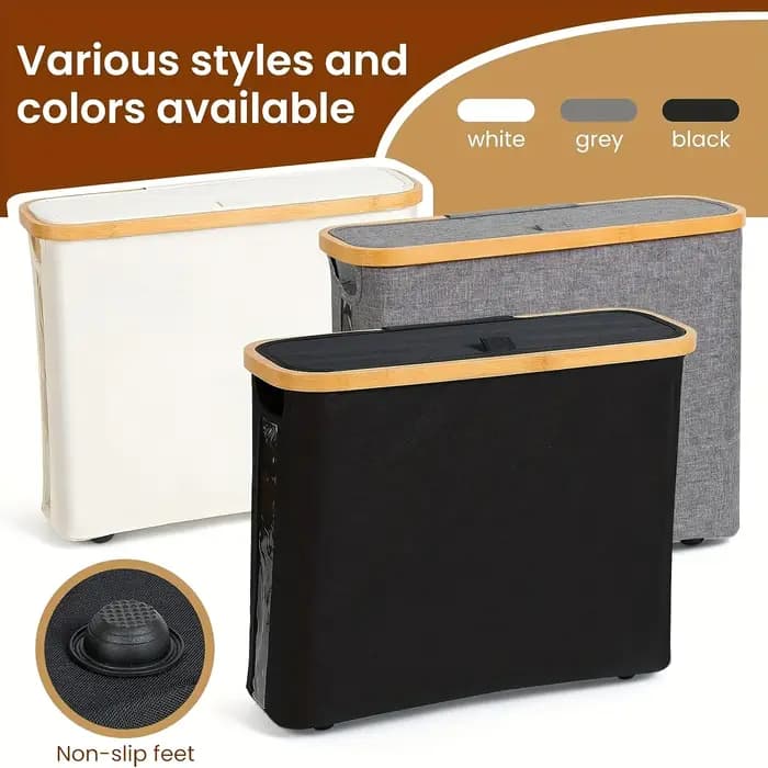 Panier de rangement pour papier toilette avec couvercle