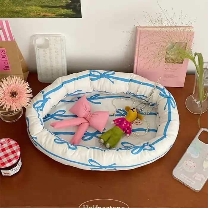 Panier de rangement à nœud coréen