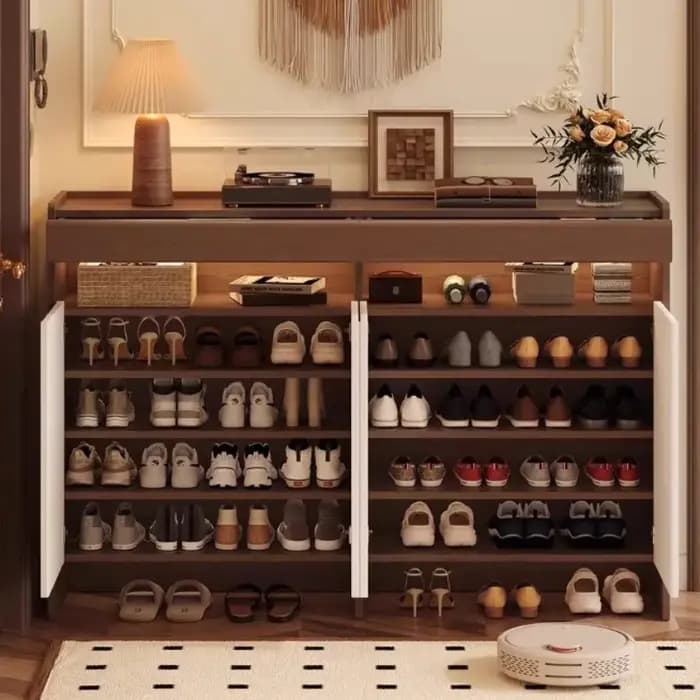 Étagère à chaussures murale de 80cm