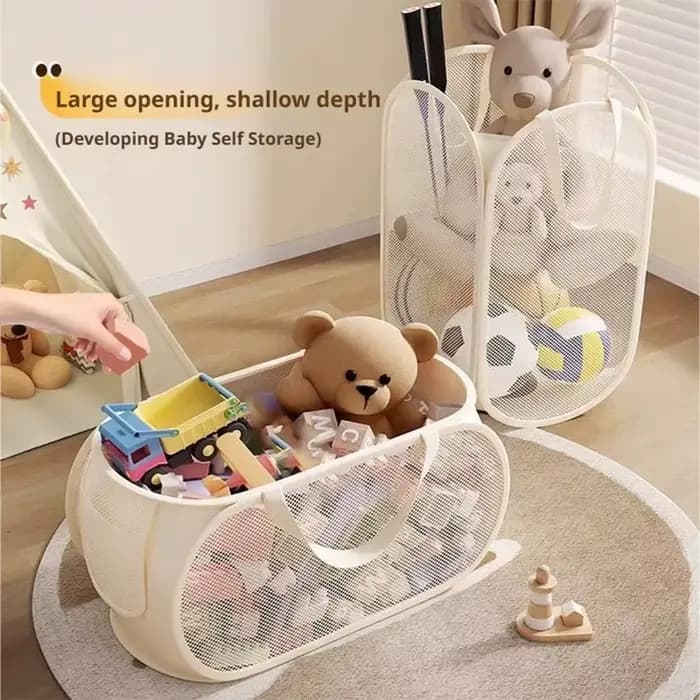 Panier de rangement pour jouets de grande capacité