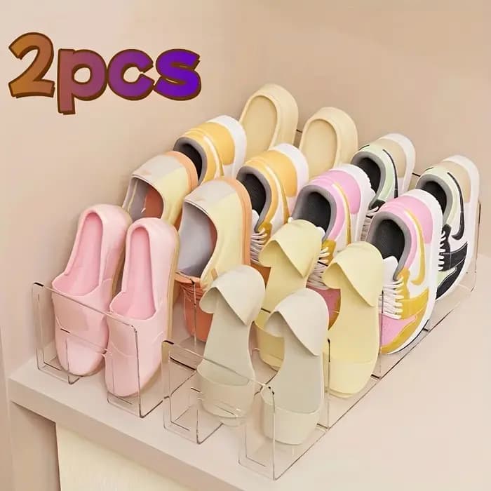 Étagère de rangement pour chaussures à 4 compartiments, gain de place, boîte de rangement pour chaus