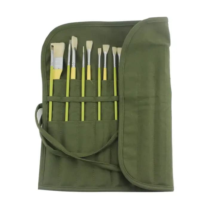 Sac de rangement en toile pour pinceaux de peinture