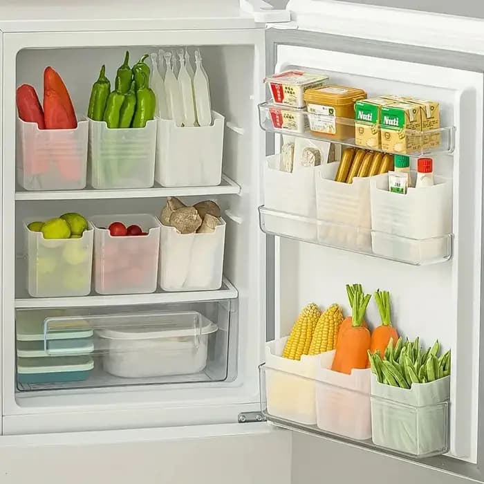 Boîte de rangement pour porte latérale de réfrigérateur domestique