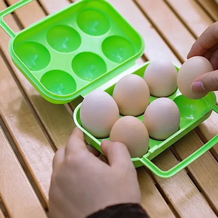 Boîte de rangement pour œufs à 6/12 compartiments