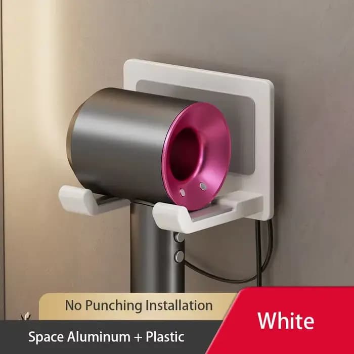 Support de rangement pour sèche-cheveux sans poinçonnage