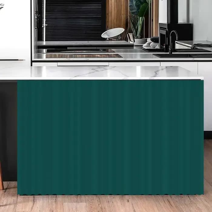 1PC Rideau auto-adhésif pour armoire de cuisine