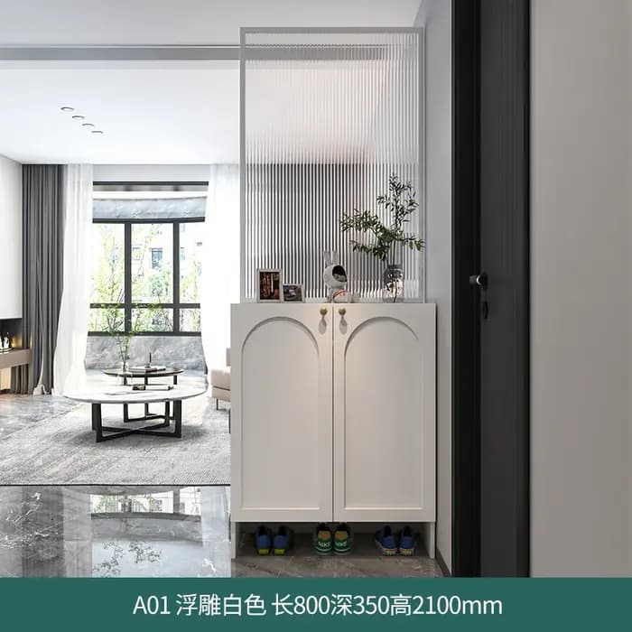 Armoire d'entrée moderne en verre pour bijoux