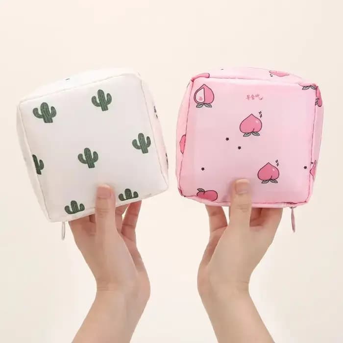 Sac de Rangement pour Serviettes Hygiéniques et Tampons pour Femme