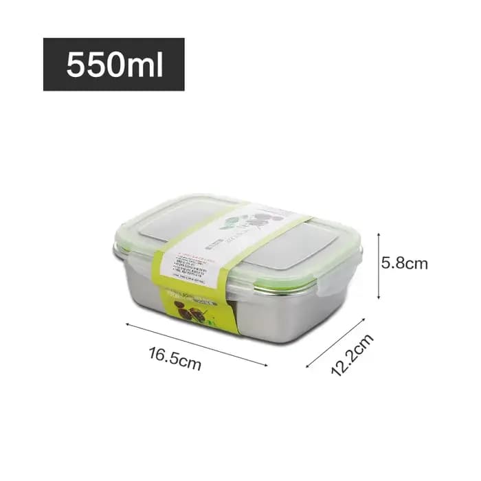 Boîte de conservation des frais en acier inoxydable 304