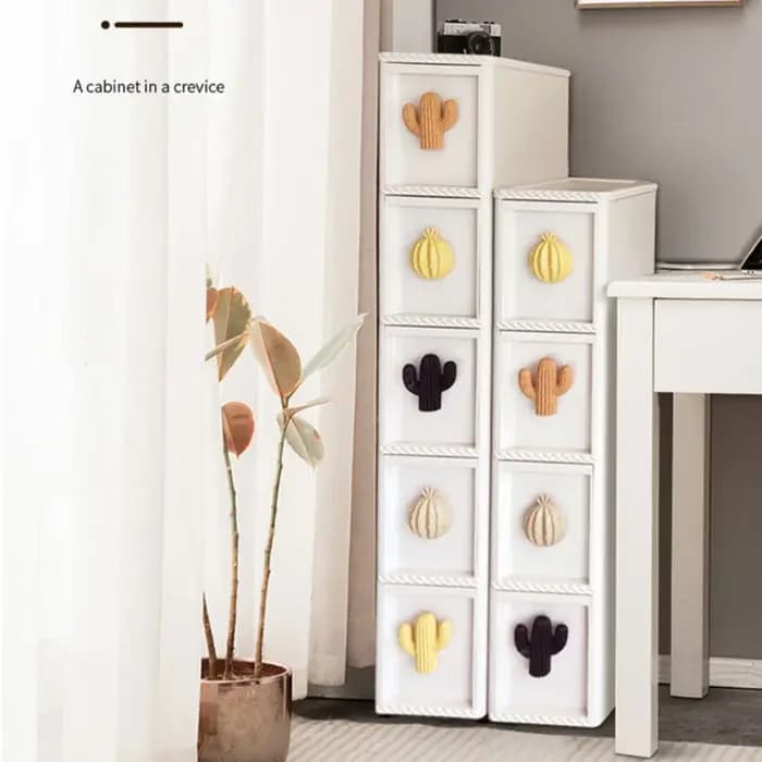Armoire de rangement mince à espace étroit pour salles de bains
