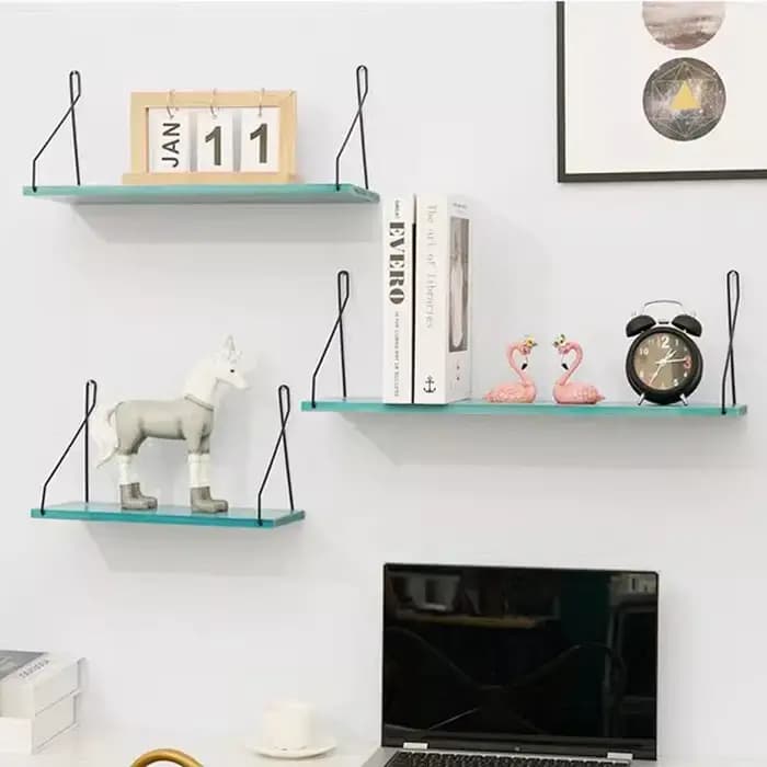 1 étagère flottante murale, étagère à livres murale, support d'affichage mural, étagère de rangement en bois pour salon, salle de bain, chambre à coucher, cuisine