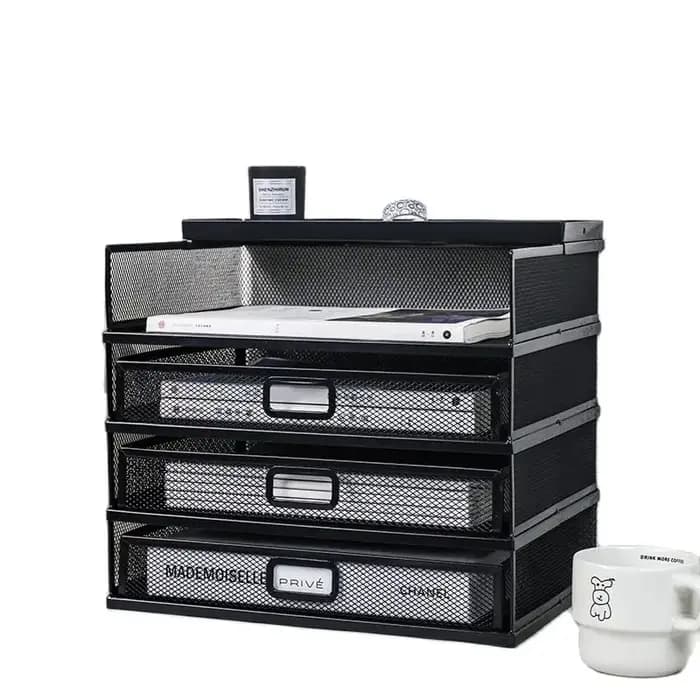 Support de rangement de bureau avec tiroir