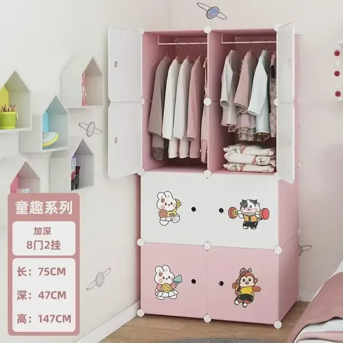 Armoire à cloisons ouvertes, armoire de maquillage minimaliste nordique moderne, armoire pas chère, armoires pliables avec miroir, armoires en plastique, mobilier d'hôtel